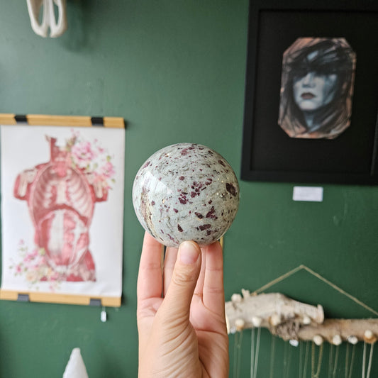 Rubellite Pink Tourmaline Sphere