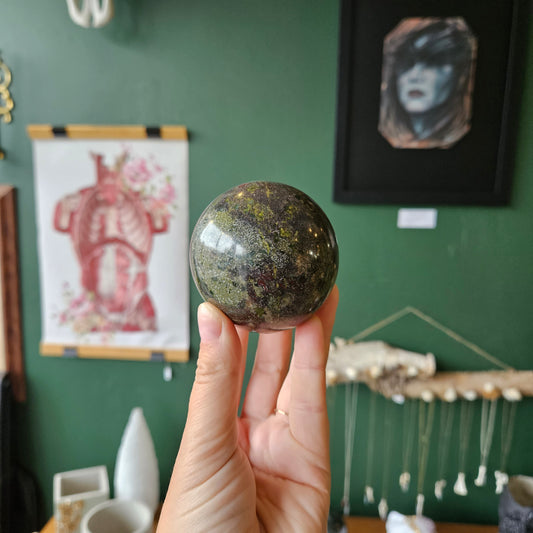 Dragon Blood Jasper Sphere
