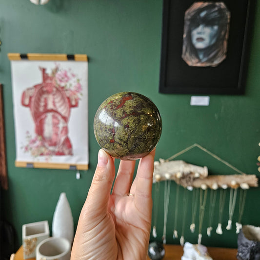 Dragon Blood Jasper Sphere
