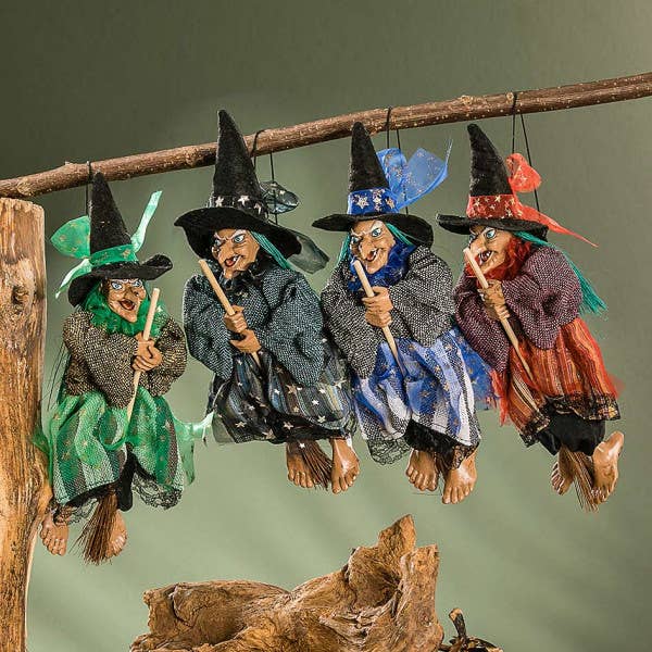 Decorative Kitchen Witch Dolores blue
