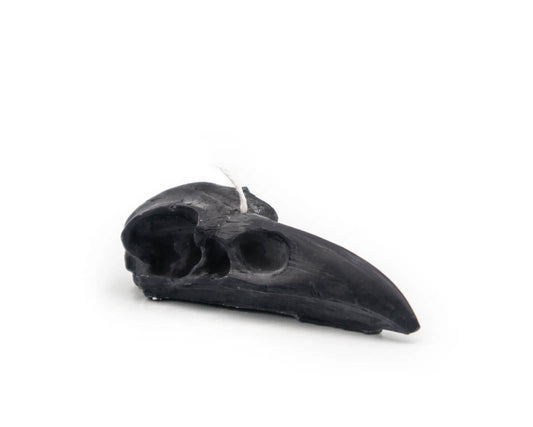 RAVEN SKULL | PILLAR CANDLE