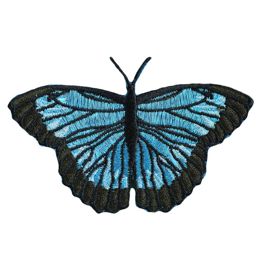 Blue Morpho Butterfly Animal Patch - Iron-on