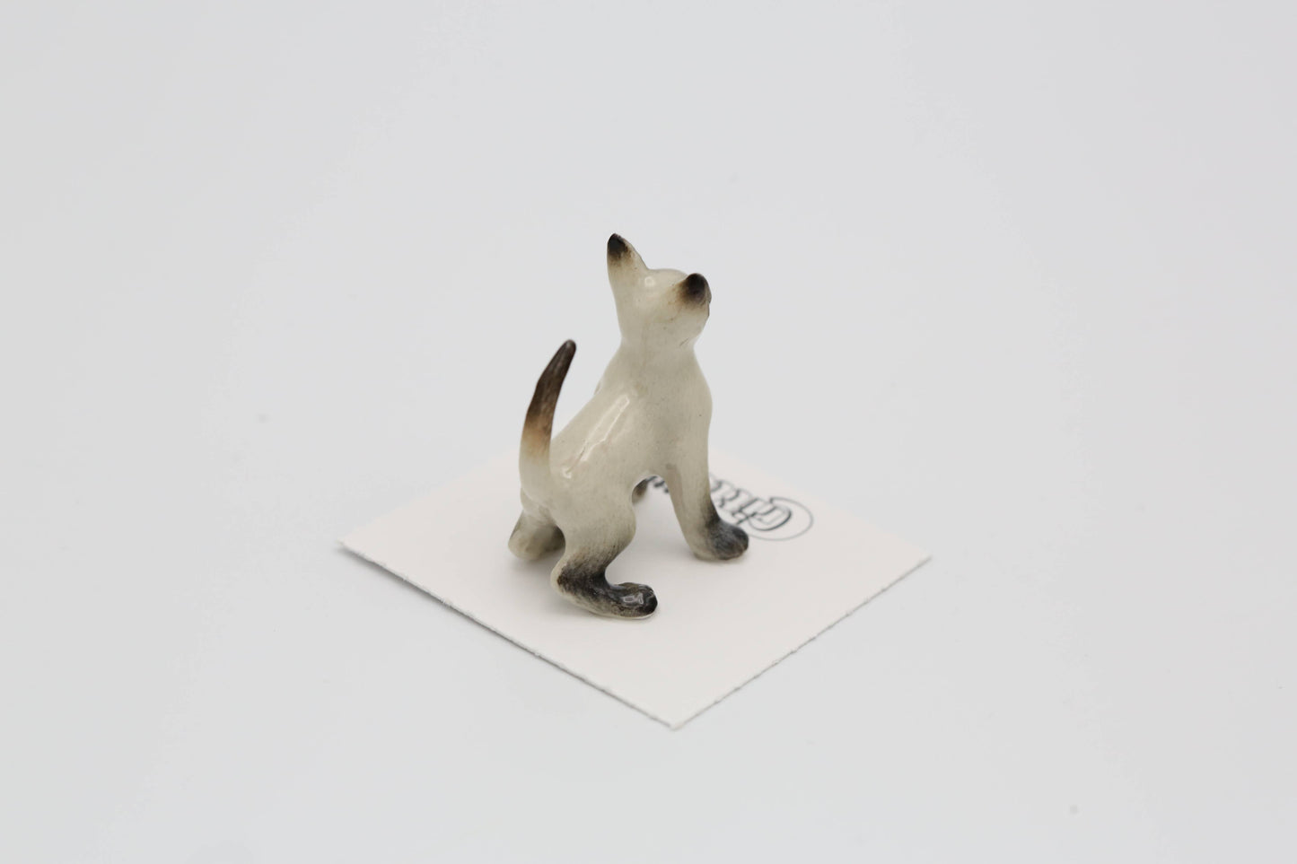 Blaze Siamese Kitten Porcelain Miniature