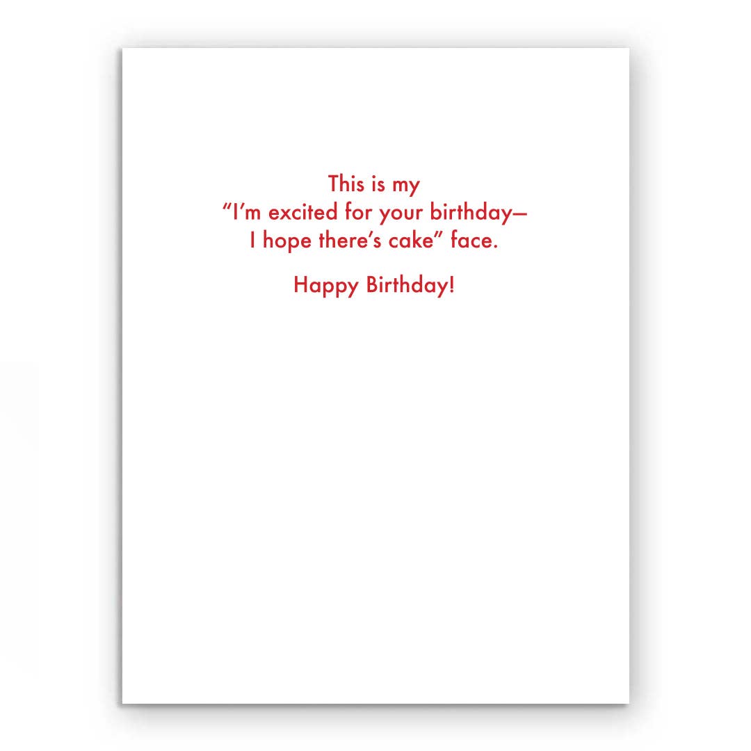 Excited Doll Birthday Card