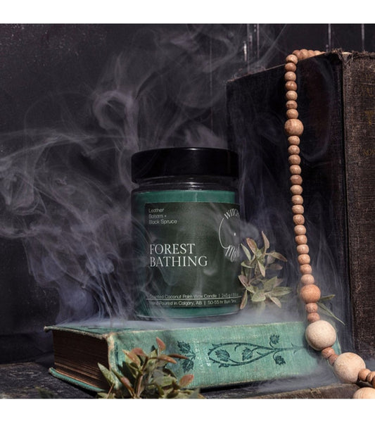 Witch's Mark Forest Bathing Crystal Candle