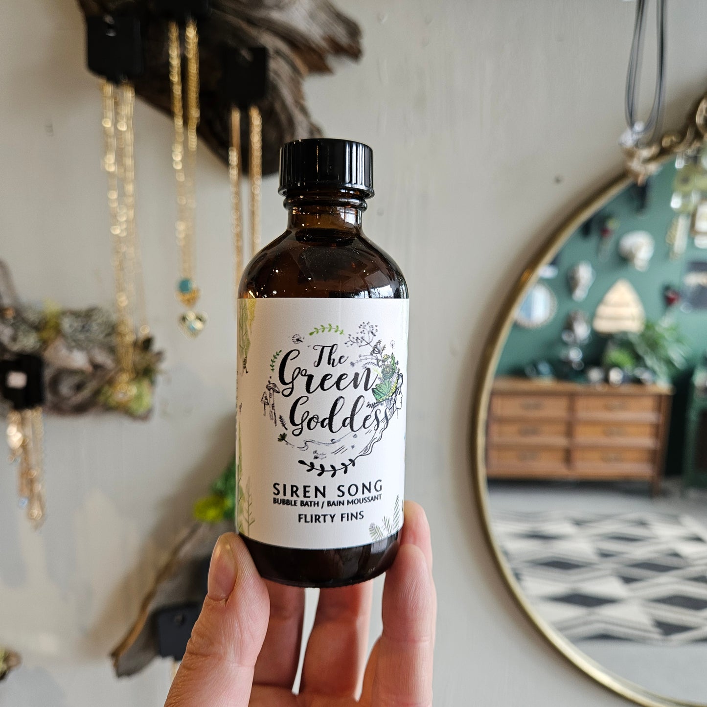 Green Goddess Flirty Fins Bubble Bath