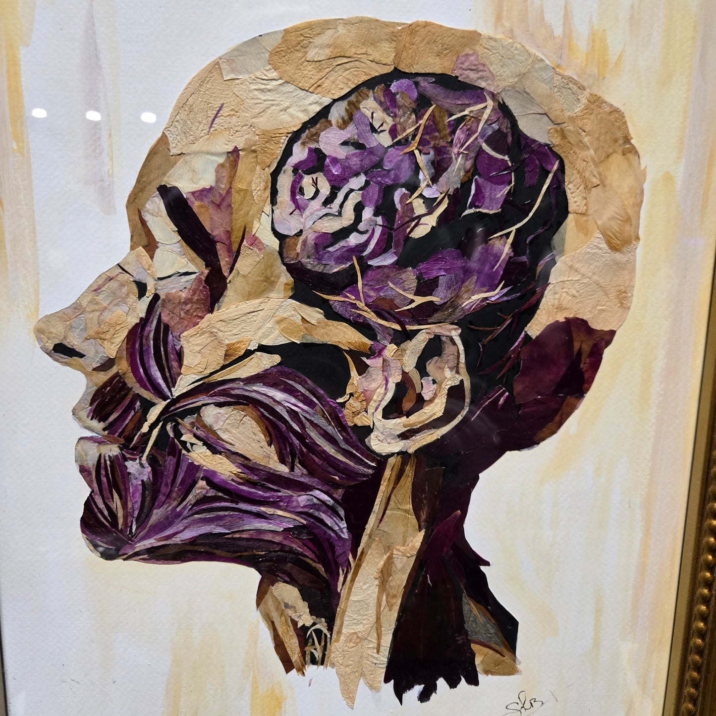 Floral Garden Art Muscle Side Profile