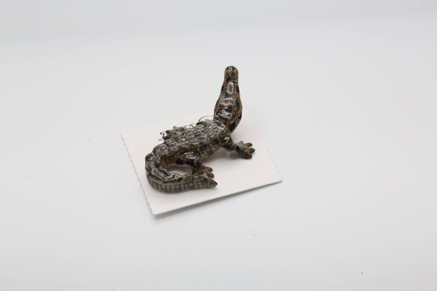 Scales American Crocodile Porcelain Miniature