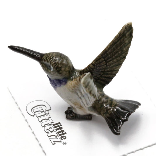 Bell Black-chinned Hummingbird Porcelain Miniature