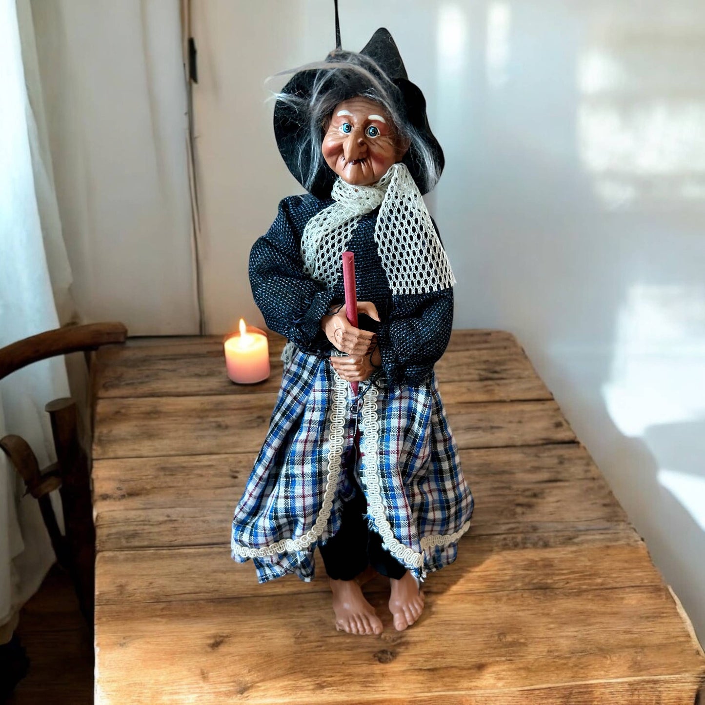 Decorative Kitchen Witch Ziafi blue