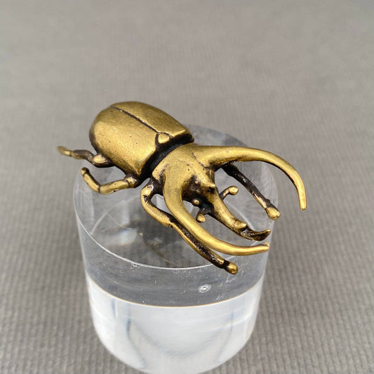 Brass Rhino Beetle Crafts Desktop Ornaments Decoration