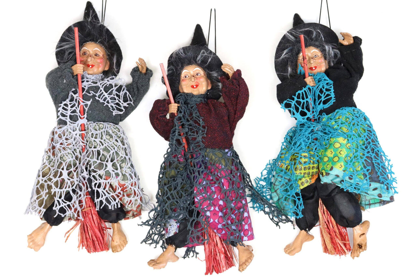 Decorative Kitchen Witch Isadora grey