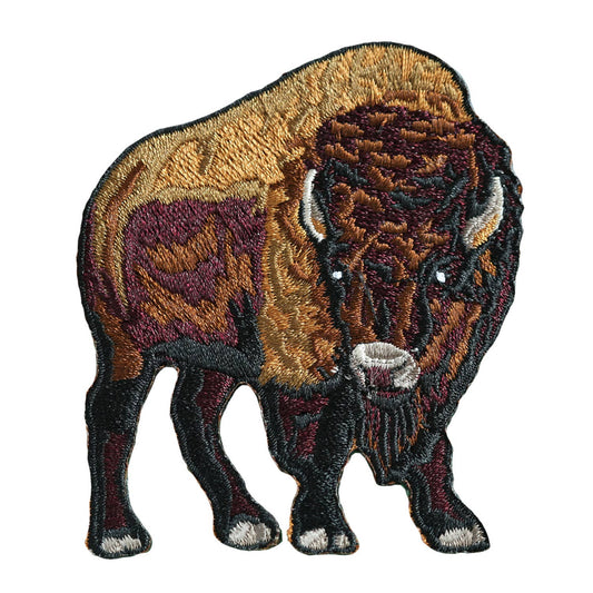 American Bison Animal Patch - Iron-on