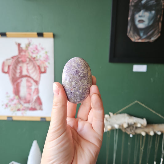 Lepidolite/Mica/Rubellite Palmstone