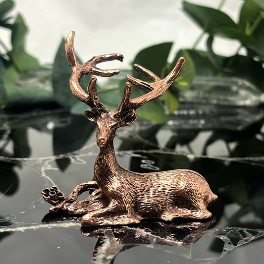 Rose Gold Stag Specimen Stand