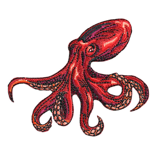 Octopus Animal Patch - Iron-on