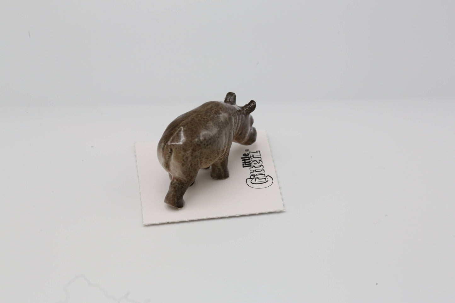 River Hippo Porcelain Miniature