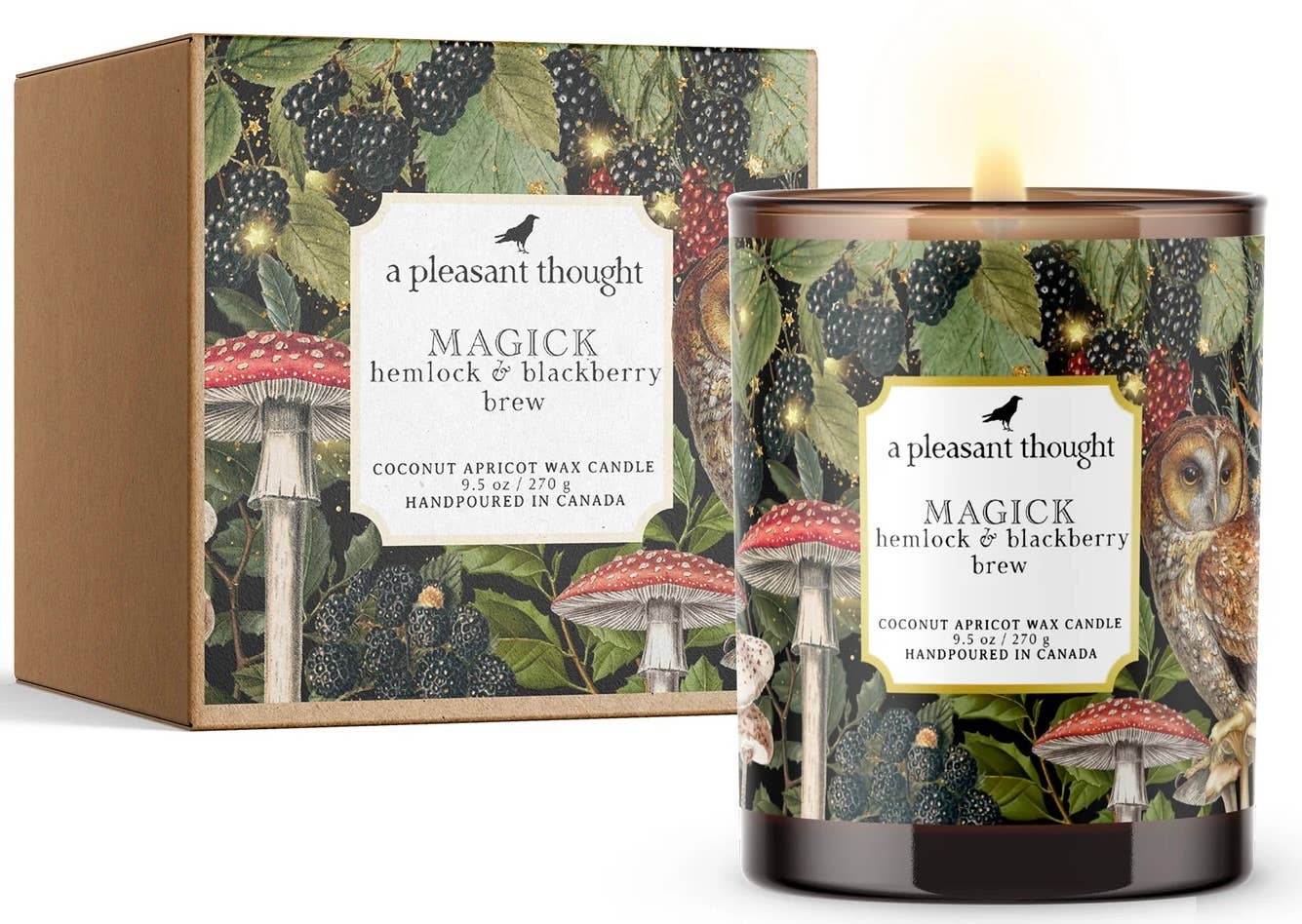 Magick | Hemlock & Blackberry Brew | Candle