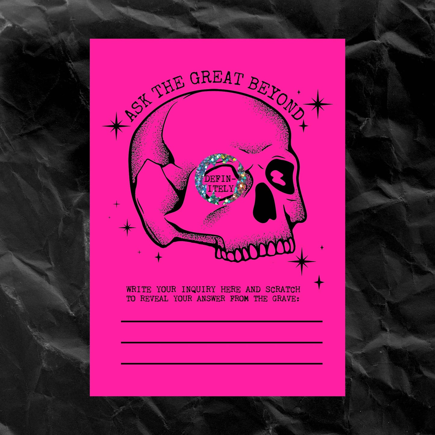 Scratch-Off Fortune Card (5"x7" | Full Colour)