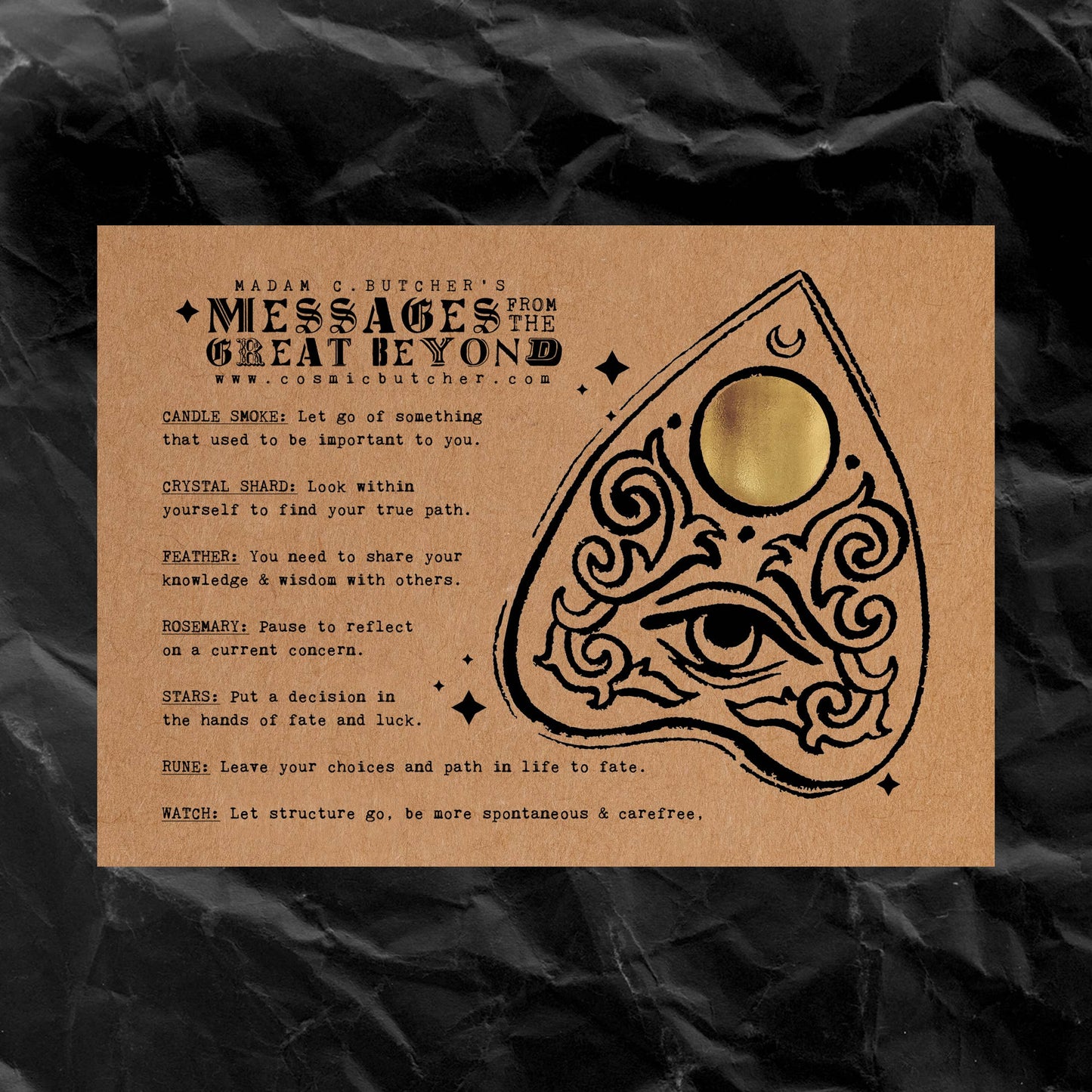 Scratch-Off Fortune Card (5"x7" | Full Colour)