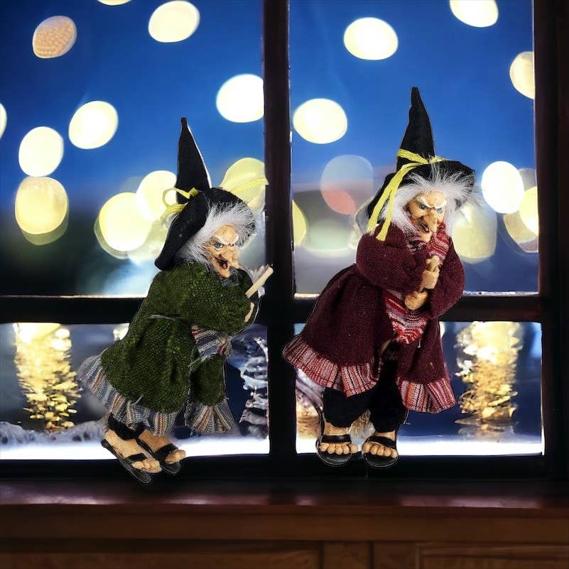 Decorative Kitchen Witch Glenda blue
