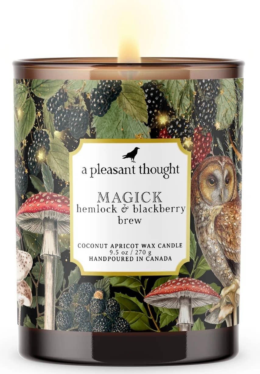 Magick | Hemlock & Blackberry Brew | Candle