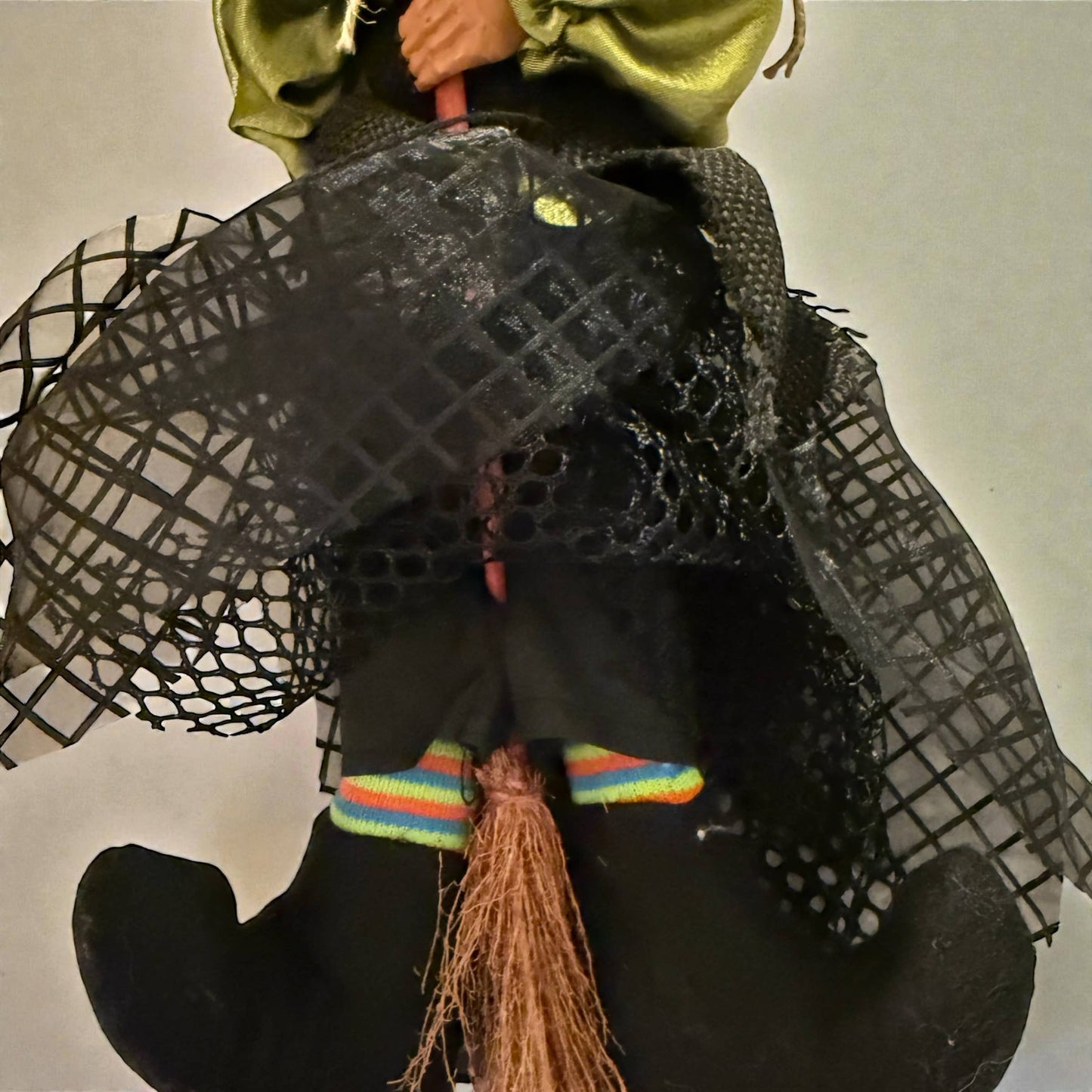 Decorative Kitchen Witch Trudy green