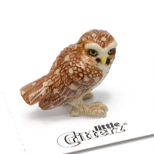 Athene Burrowing Owl Porcelain Miniature
