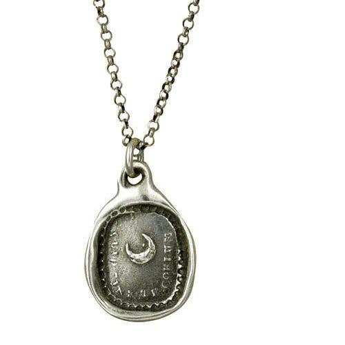 Moon Wax Seal Necklace