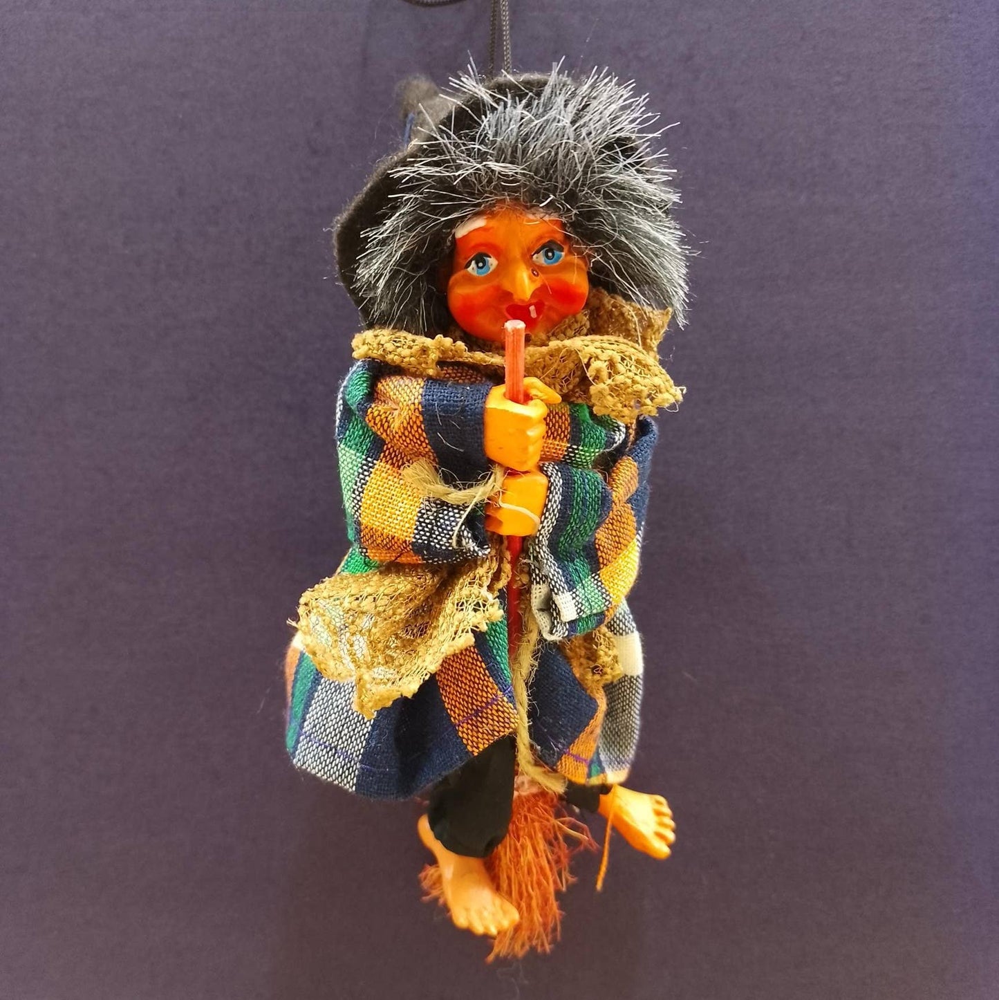 Decorative Kitchen Witch Minna orange