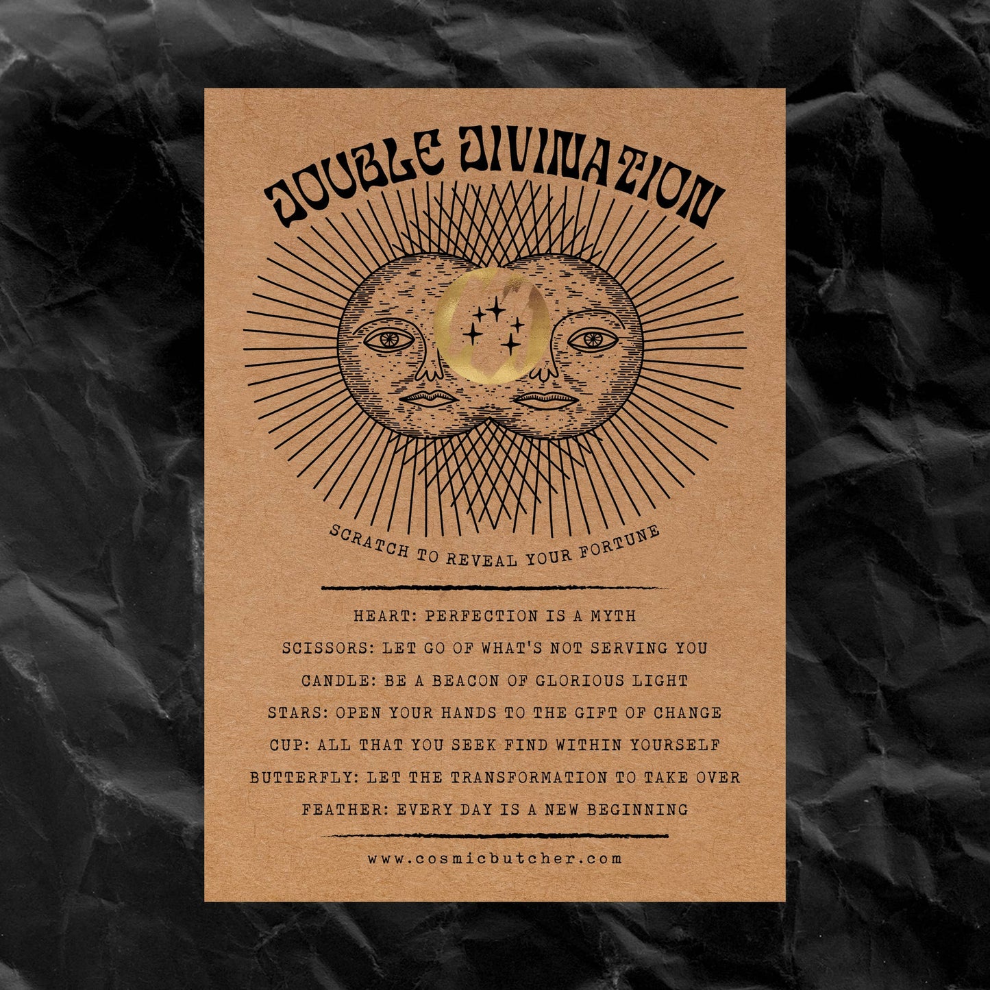 Scratch-Off Fortune Card (5"x7" | Full Colour)