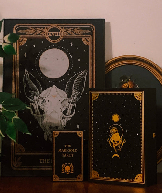 Marigold Tarot Print - The Moon