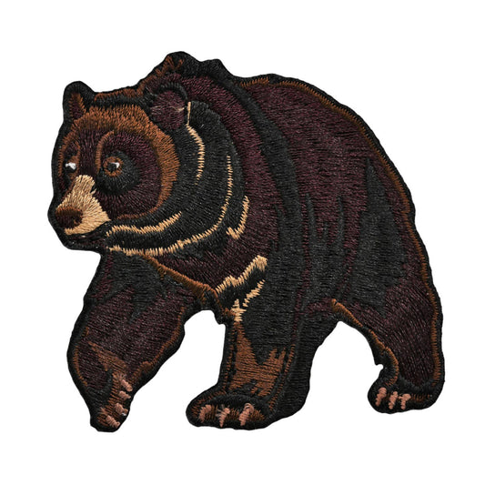 Black Bear Animal Patch - Iron-on