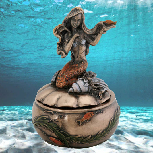 Mermaid Decorative Trinket Ariel Box