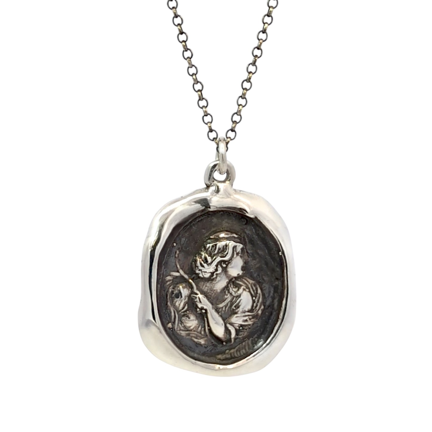 Of the Wild - Silver Artemis Wax Seal Pendant
