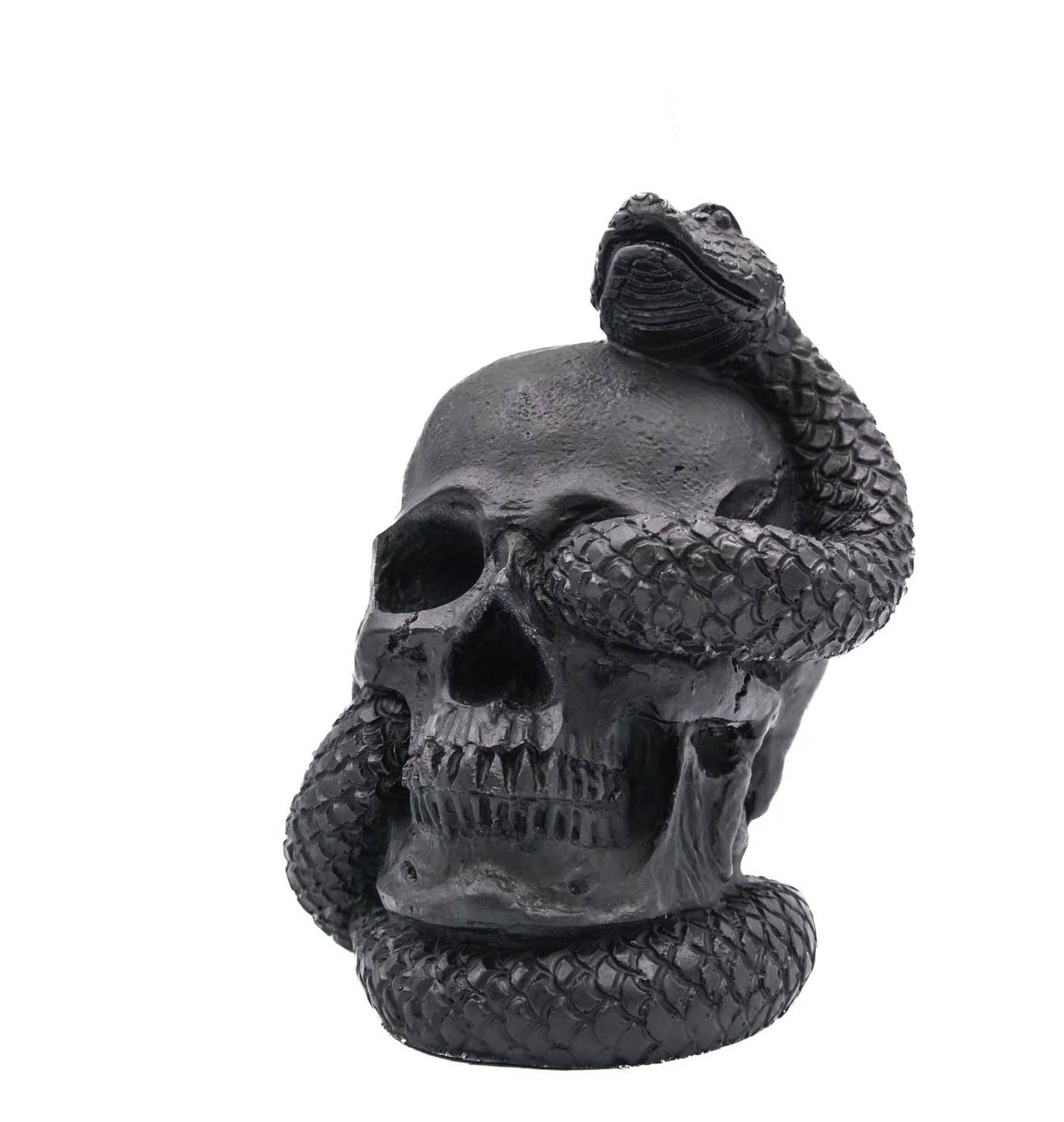 SNAKE AND SKULL CANDLE | PILLAR