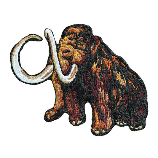 Wooly Mammoth Animal Patch - Iron-on