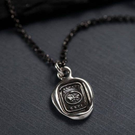 Forever Butterfly and Serpent - Wax Seal Necklace