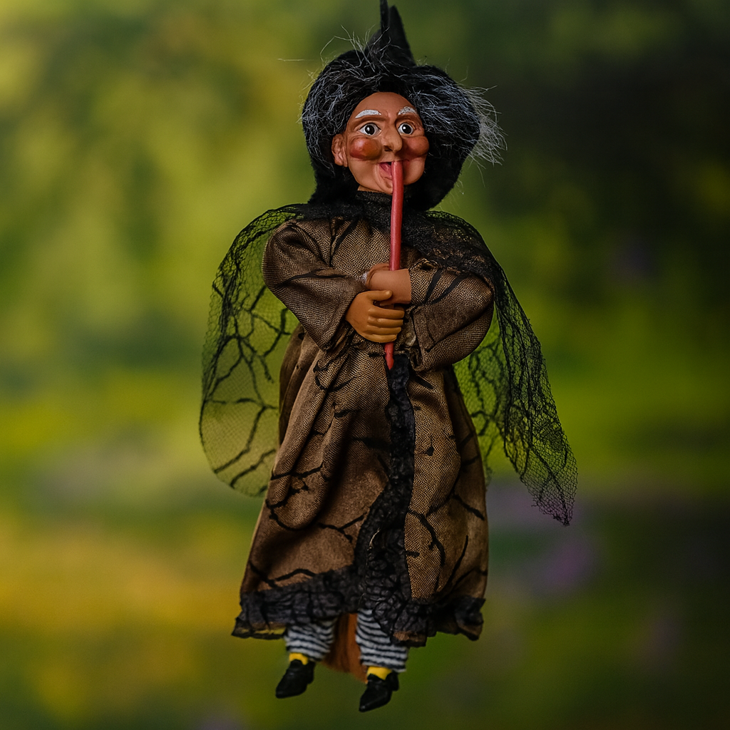 Decorative Kitchen Witch Greta brown