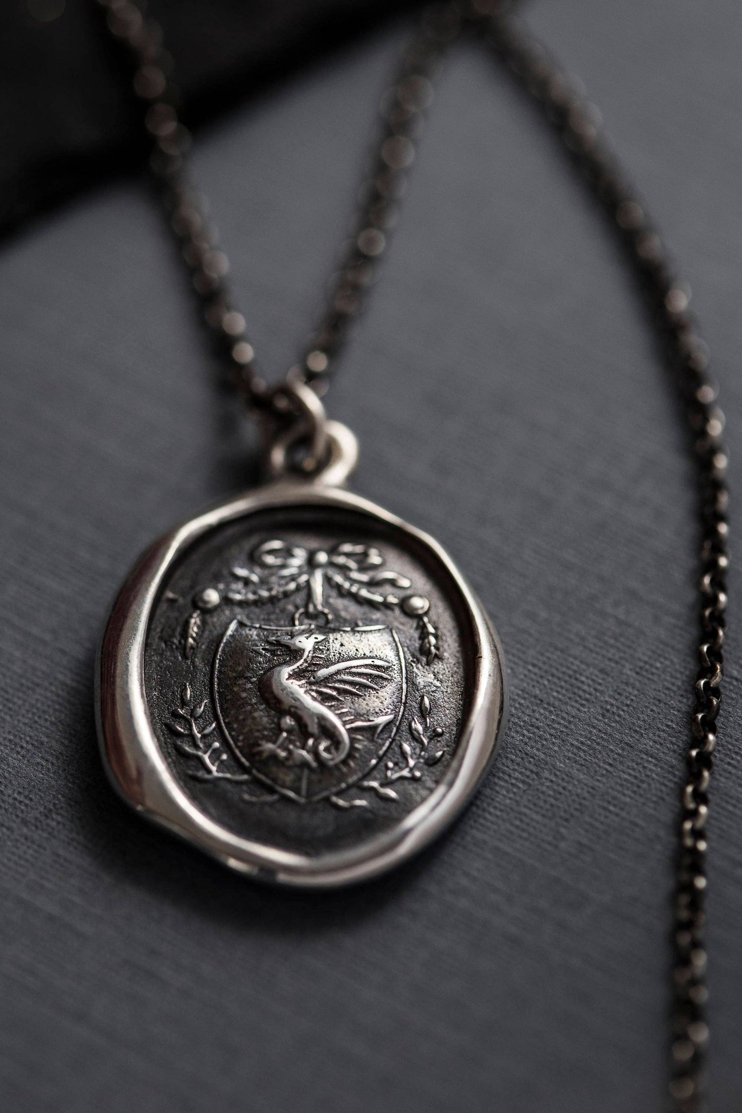Dragons Crest Wax Seal Necklace