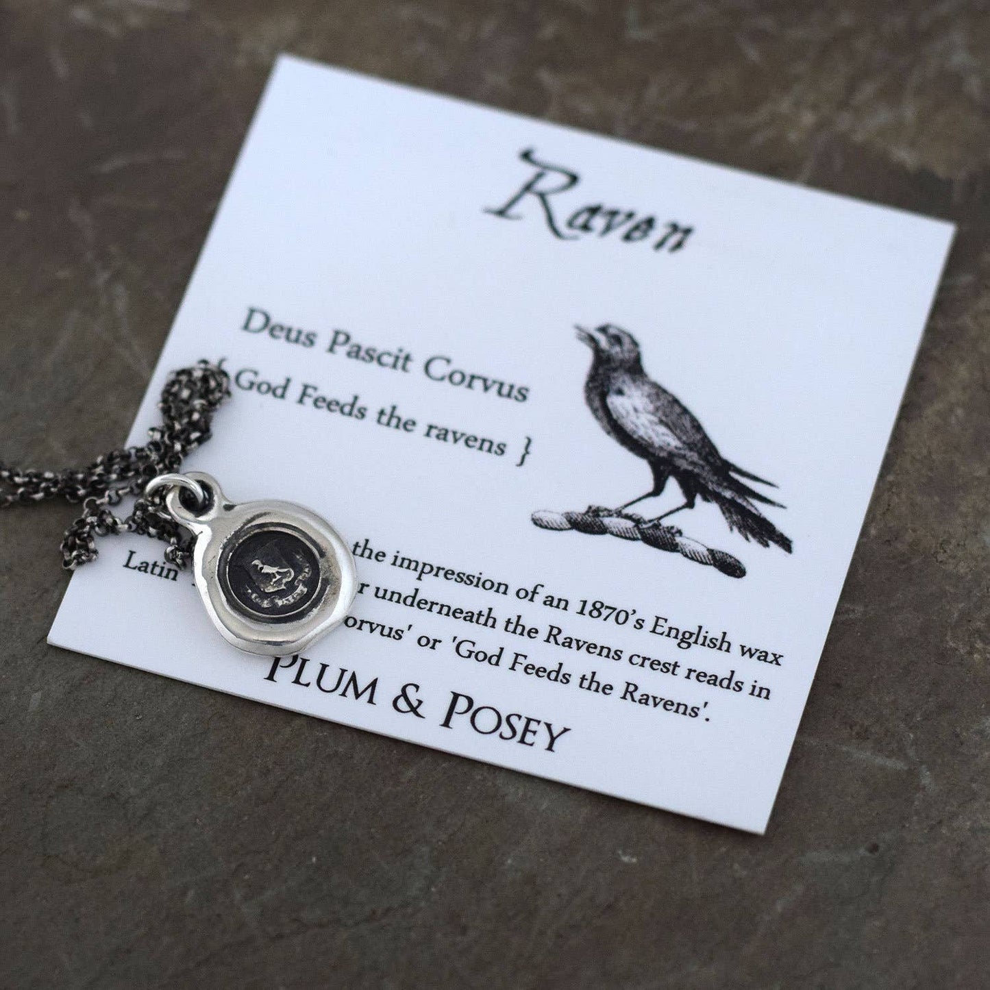Mini Raven Necklace