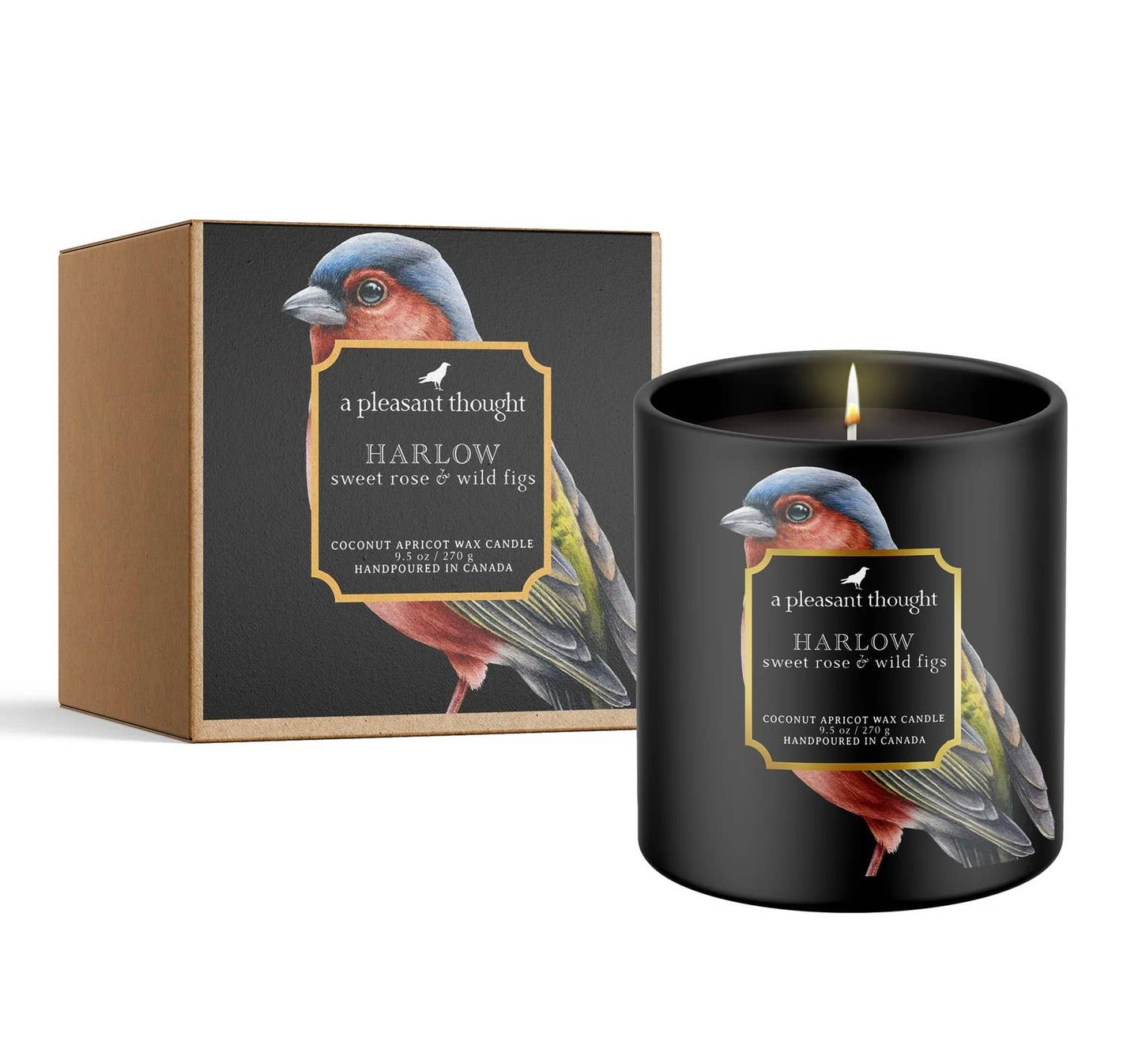 HARLOW | SWEET ROSE & WILD FIGS | RAVEN CANDLE