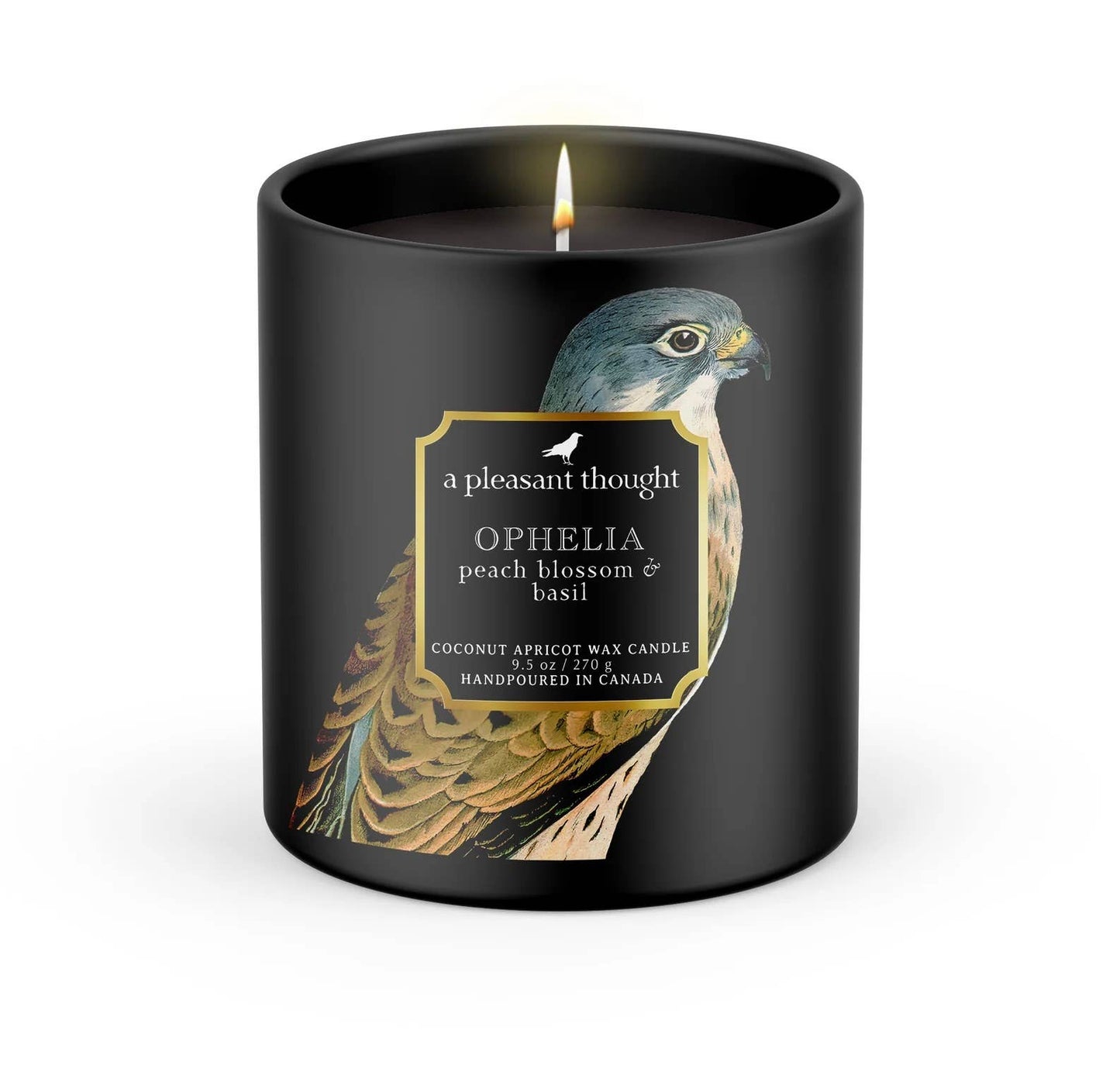 OPHELIA | PEACH BLOSSOM & BASIL | RAVEN CANDLE