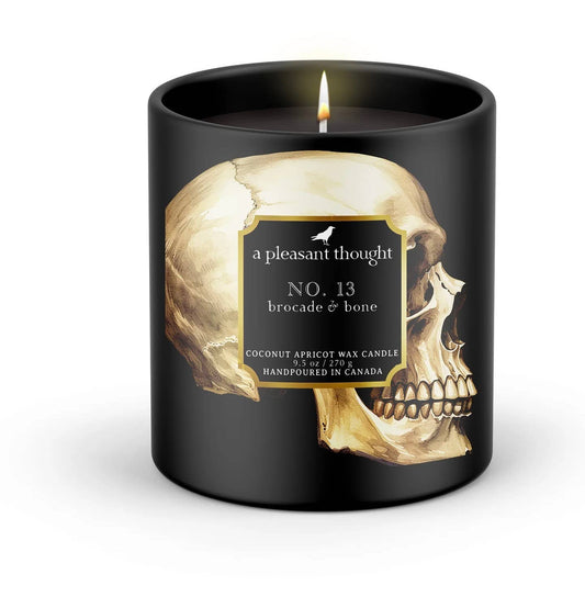 NO. 13 | BROCADE & BONE | RAVEN CANDLE