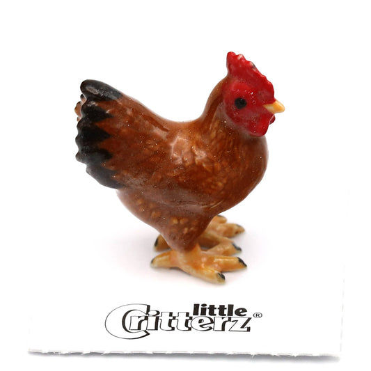 Toby Red Hen Porcelain Miniature