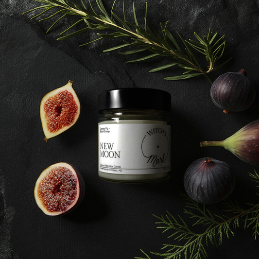 Witch's Mark New Moon Crystal Candle 5.7 oz