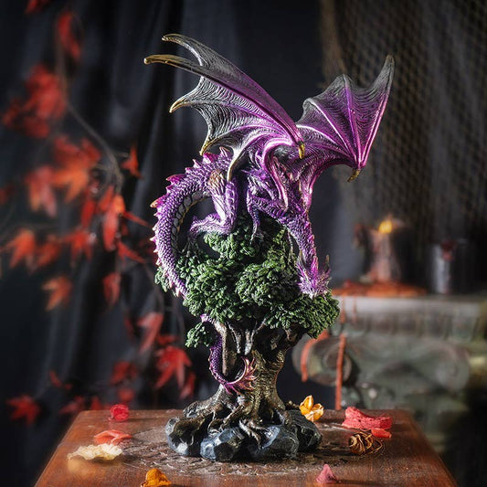 Dragon Perched on Tree
