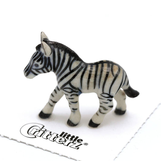 Zania Zebra Porcelain Miniature