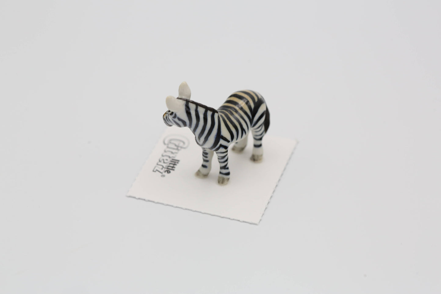 Flicker Zebra Porcelain Miniature