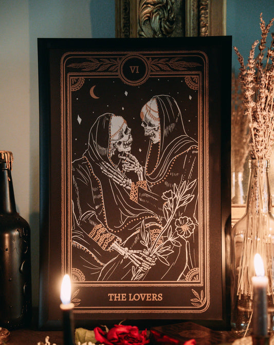 Marigold Tarot Print - The Lovers